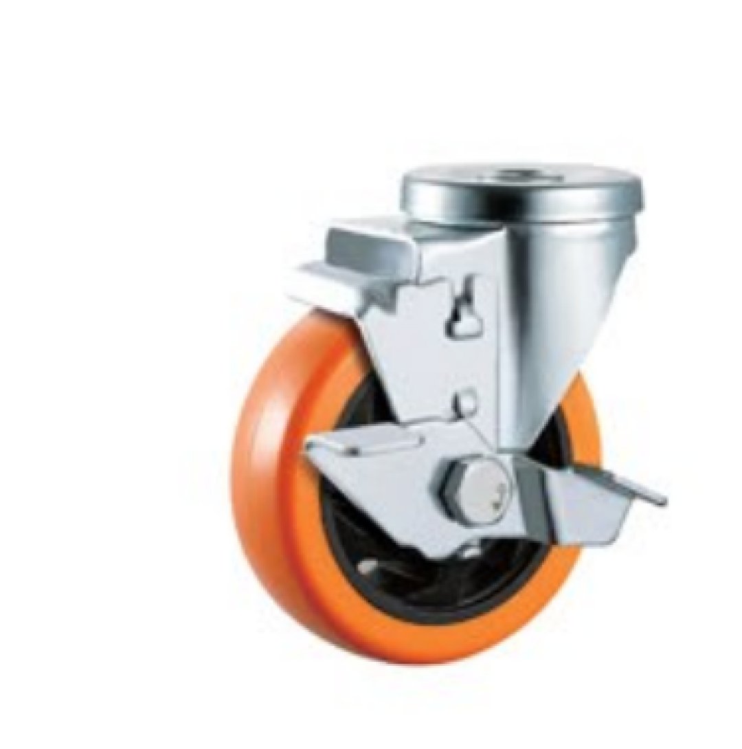 Double  Ball Bearing  PU/PVC  Caste r 