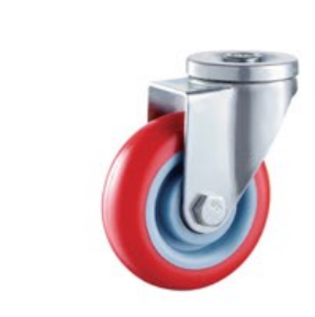 Double  Ball Bearing  PU/PVC  Caste r 