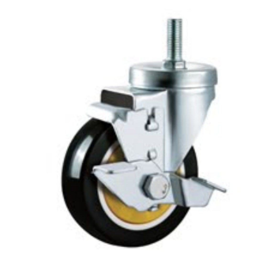 Single Ball Bearing PU/PVC Caster