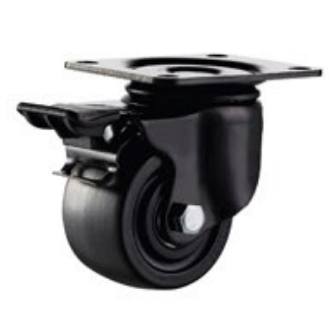 Ruote girevoli in PU con doppio cuscinetto a sfere