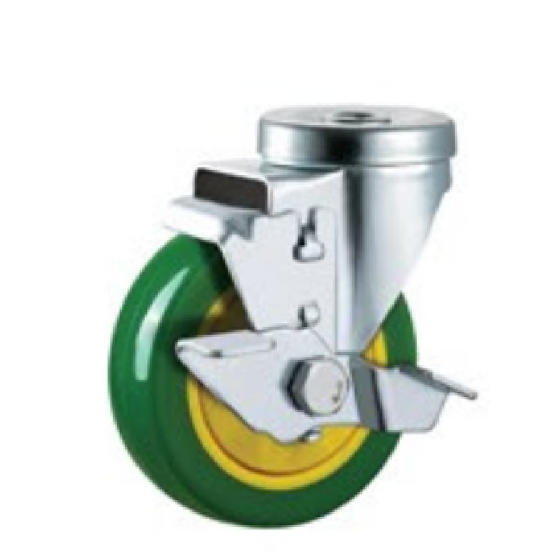 Single Ball Bearing PU/PVC Caster
