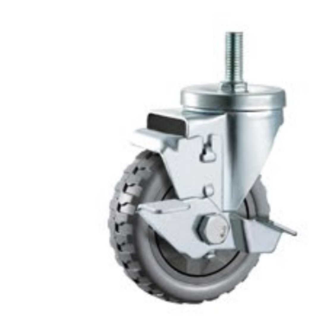 Single  Ball  Bearing  Flame  PU  Caster