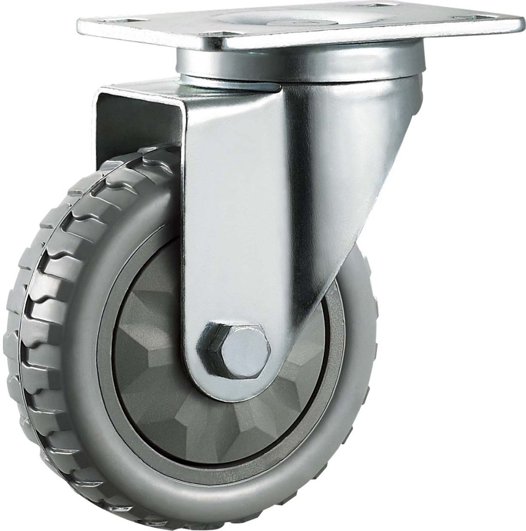 Single  Ball  Bearing  Flame  PU  Caste r