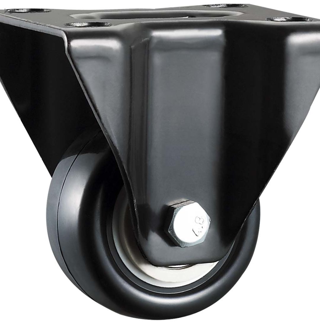 Ruote girevoli con doppio cuscinetto a sfere in PU/TPR