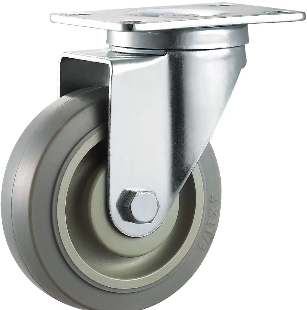 Single  Ball  Bearing  Flame  PU  Caste r