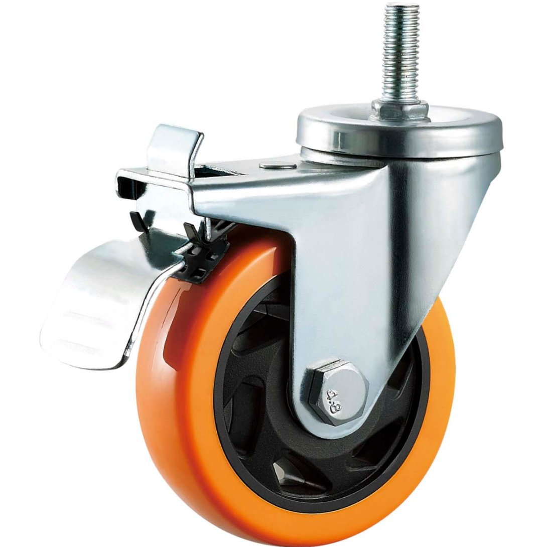 Double  Ball Bearing  PU/PVC  Caste r 