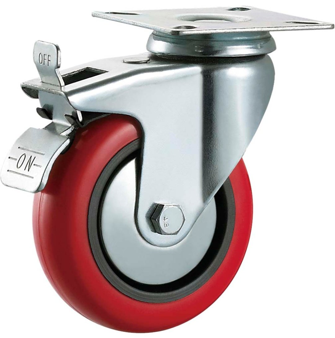 PU/PVC Caster,Plain Bearing